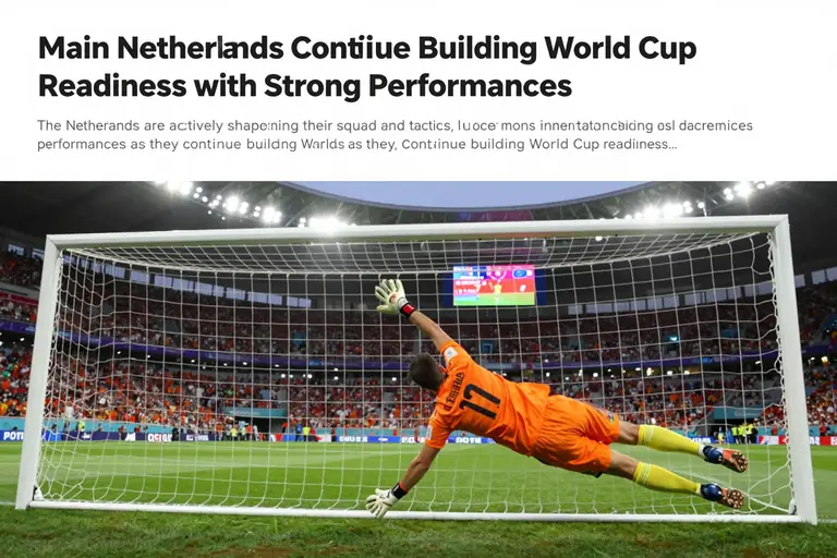 Netherlands Continue Building World Cup Readiness with Strong Performances