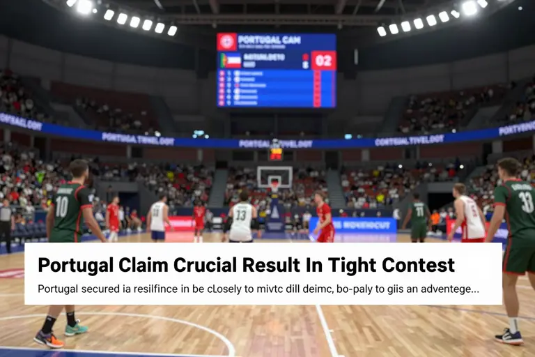 Portugal Claim Crucial Result In Tight Contest